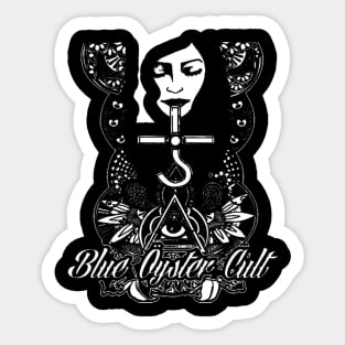 blue oyster Sticker